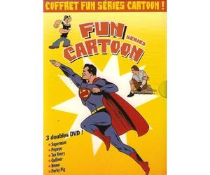Coffret Fun Cartoon Séries : Superman - Porky Pig - Popeye - Tex Avery - Gulliver - Némo