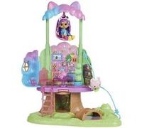 Gabby's Dollhouse Gabby et la Maison Magique - Gabby Dollhouse - Playset Cabane Fée Minette - 2 Figurines + Accessoires - Effets Lumineux - Dessin Animé Jouet Maison De Poupée - Jouet Enfant 3 Ans Et +