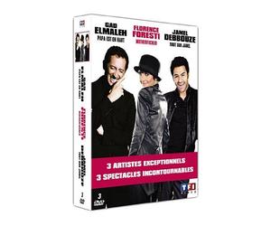 Coffret - Gad Elmaleh, Papa est en haut + Florence Foresti, Motherfucker + Jamel, tout sur Jamel