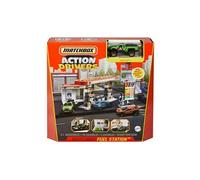 Matchbox Coffret Station‑Service avec voiture 1/64 et pompes à essence