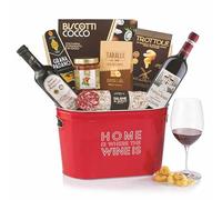 Coffret gastronomique de Noël CHLOE, seau à champagne 9 pièces.