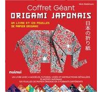 Coffret Géant Origami Japonais - Avec Un Livre Et 120 Feuilles De Papier Origami