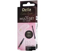 Delia Cosmetics Eyebrow Expert Zest kit sourcils teinte 3.0 Dark Brown 3 pcs