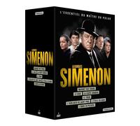 Coffret Georges Simenon : Le Chat + L'étoile Du Nord + L'horloger De Saint-Paul + Maigret Voit Rouge + L'ours En Peluche + Le Train + La Veuve Couderc - Pack