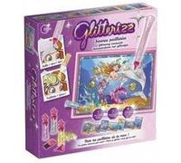 Coffret Glitterizz Sirenes Pailletees Scintillantes - 7 Tableaux A Pailleter Enfant - Art Et Loisir Creatif - Des 5 Ans