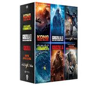 Coffret : Godzilla + Godzilla : Roi Des Monstres + Kong : Skull Island + Rampage - Hors De Contrôle + En Eaux Troubles + Pacific Rim - Pack