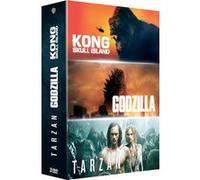 Kong : Skull Island + Godzilla + Tarzan – Coffret DVD – Warner Bros.