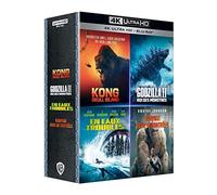 Warner Bros. – Coffret 4 films : Godzilla, Kong, Rampage, En eaux troubles – 4K Ultra HD + Blu-ray