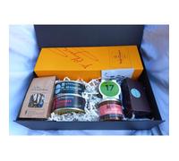 Coffret Gourmand Vinaddict - Champagne Veuve Clicquot 75cl, Tapas, Thé et Chocolats artisanaux, emietté de saumon sauvage, curry