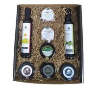 "Coffret Gourmet Premium Deliex pour Cadeau - Variété de Saveurs avec Confitures Artisanales et Pâtés, Idéal pour Hommes et Femmes, Cadeau de Remerciement, Panier Sans Alcool, Saveur Fraise et Plus"