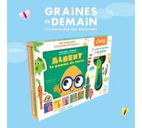 Coffret Graines de demain des aventures à éplucher en famille 5 albums + 1 éplucheur adapté aux enfants dès 4 ans