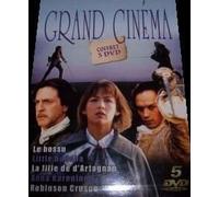 Coffret Grand cinéma : Le bossu Little Buddha la Fille de d'artagnan Anna karenine Robinson Crusoe