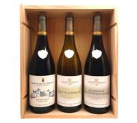 Coffret Grands Vins de Bourgogne - Maison Albert Bichot : 1 Petit Chablis 2023 + 1 Bourgogne Pinot Noir 2023 + 1 Hautes Côtes de Beaune 2021 !