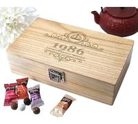Coffret Gravé Prestige remplis de Chocolats Monbana - Boîte de Chocolats Personnalisable d'un Prénom