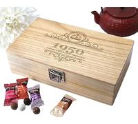 Coffret Gravé Prestige remplis de Chocolats Monbana - Boîte de Chocolats Personnalisable d'un Prénom