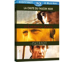 Coffret Guerre 3 Blu-ray : Les larmes du Soleil, The Patriot, La chute du Faucon noir