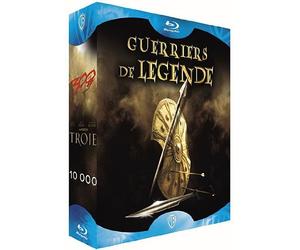 Coffret guerriers de légende - 300 + 10 000 + Troie [Blu-ray]