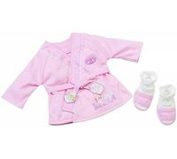 Coffret Habit de poupée pou Baby Annabell Set de Bain : Peignoir + Chausson - 46 cm - Accessoire poupée - Set Jouet Fille et Carte