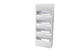 Hager Coffret de répartition Gamma 4 rangées 52 modules à poser en saillie