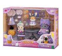 Coffret Halloween - 3 Figurines Déguisées - Mobilier et Goûter d'Halloween