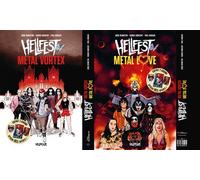 Coffret Hellfest 2 albums avec affiche HELL Hellfest Metal Vortex + Hellfest Metal Love + affiche HELL offerte - Fabrice Hodecent - Rouquemoute Eds - Coffret - Bande dessinée
