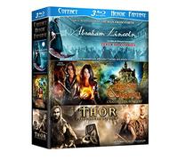 Coffret Heroic Fantasy : Abraham Lincoln, tueur de zombies + Hansel et Gretel : Chasseurs de sorciers + Thor et le marteau des Dieux [Pack] [Blu-ray]