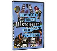 coffret histoires de sports : football ; cyclisme ; boxe ; tennis