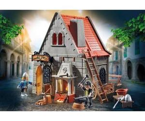 Coffret History médiéval 70956 Magasin du Forgeron - pour playmobile + 1 Carte Tigre
