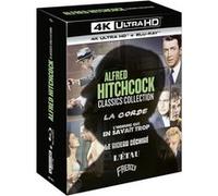 Coffret Hitchcock : La Corde, L'Homme qui en savait trop, Frenzy, l’étau et le rideau déchiré Blu-ray 4K Ultra HD E