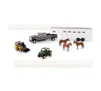 Coffret Hobby 1/32 avec chevaux de John Deere Tomy