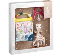 Coffret hochet + livre d'éveil Sophie la girafe Il était une fois
