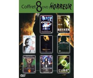 Coffret "Horreur": Cube 2 / Cursus Fatal / Reeker / Les morsures de l'aube / L'exorciste au commencement / Wishmaster / The card player / The watcher - Coffret 8 DVD