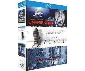 Coffret horreur : The Visit + Unfriended + Paranormal Activity 5 Ghost Dimension [Pack] [Blu-ray]