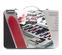 Coffret Huile Fine XL Pébéo - 28 pcs COFFRET ATELIER METAL G