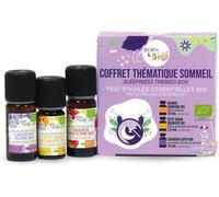 Coffret Huiles Essentielles - Thématique Sommeil - Trio D'huiles Essentielles Bio - Sommeil Reparateur - Orange Sanguine, Petit Grain Bigarade Et Lavandin