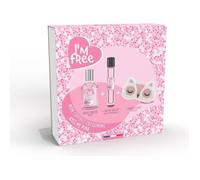 COFFRET I M FREE KISS ME PINK 100ML + KISS ME PINK 30ML+ MASQUE YEUX