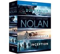 Inception · Interstellar · Dunkerque – Christopher Nolan – Blu-ray – Coffret 3 films – Warner Bros.
