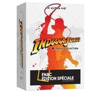 Coffret Indiana Jones 4 Films Edition Spéciale Fnac Limitée SteelBook® Combo Blu-ray 4K Ultra HD Blu-ray E
