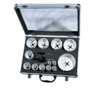 Coffret industrie 13 trépans bi-métal + accessoires LEMAN