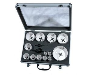 Coffret industrie 13 trépans bi-métal + accessoires LEMAN