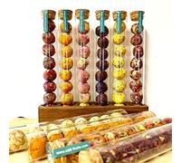 Coffret infusion 48 Boules de Fleurs,100% vegetal, Sans théine, sans additif ni conservateur,Diamètre 2.5cm, Poids net 240 Gr,