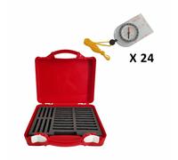 Coffret initiation 24 boussoles éco Digi Sport Instruments Blanc TU