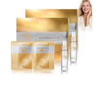 Coffret Instant Skin Essence Collagen - Essence Hydratante Et Tonifiante Pour Les Joues Et Le Front, CrèMe Raffermissante Au CollagèNe, Kit De Soin Hydratant Pour Le Visage Traitement (2 SET)