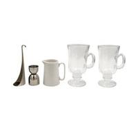 Coffret irish coffee cookut Transparent, Acier inoxydable, Verre, faïence G