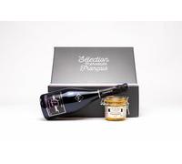 Coffret Izarra - Foie Gras Entier Nature 200 g & Bouteille d’Accompagnement Festive 750 ml | Relais Gourmet | Sans Conservateurs, Additifs ni Colorants | Gastronomie Française & Terroir