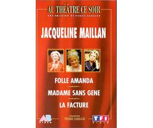 Coffret Jacqueline Maillan : Folle Amanda / Madame Sans-gêne / La Facture [VHS]