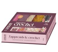 Solar Guitars – Coffret J'apprends le crochet – 1 livret, 1 crochet, 4 pelotes