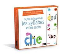 Coffret Je joue et j'apprends les syllabes et les mots - La méthode Cécile Zamorano Cécile Zamorano (Auteur), Pepillo (Illustration)