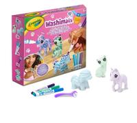 Coffret jeu créatif avec 3 figurines pastel à colorier et à laver