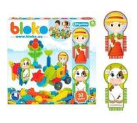 Coffret Jeu de construction Bloko : 50 Bloko et 2 Personages Bloko G